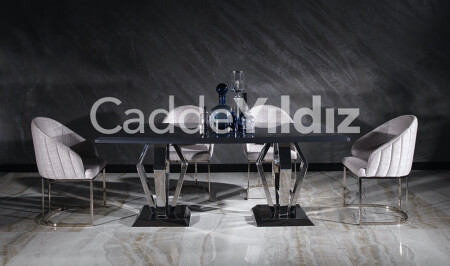 Sophia Luxury Dining Table Set - 1181 - Cadde Yıldız