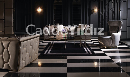 Sophia Luxury Sofa Set - 2180 - Cadde Yıldız