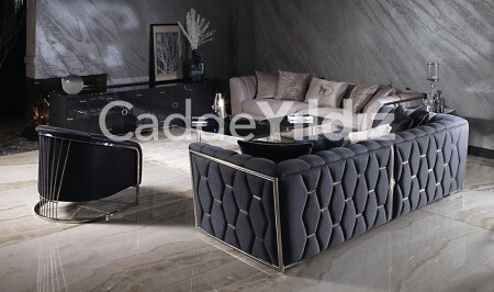 Sophia Luxury Sofa Set - 2181 - Cadde Yıldız