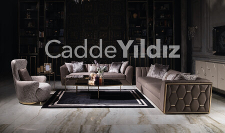 Sophia Luxury Sofa Set - 2182 - Cadde Yıldız