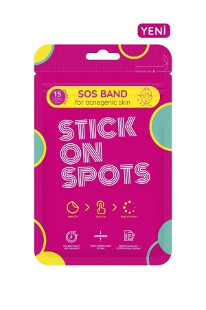 SOS-Band – 15 Pickel-/Akne-Patch SOS. 01. DO. 001 - Stick On Spots