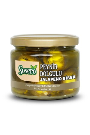Sosero Cheese-Stuffed Jalapeno Peppers 290g Glass Jar - Sosero