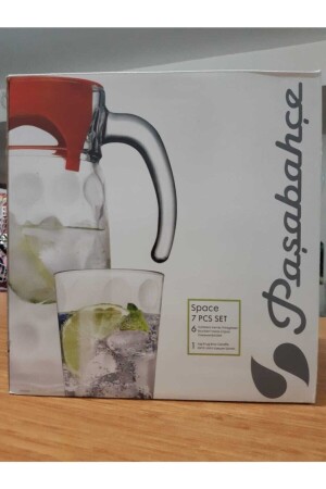 Space Water Set with Red Cover 8693357121768 - Paşabahçe