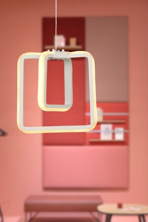 Spacious 3 Color LED Single Chandelier White BEG0094BEG01 - Begüsa