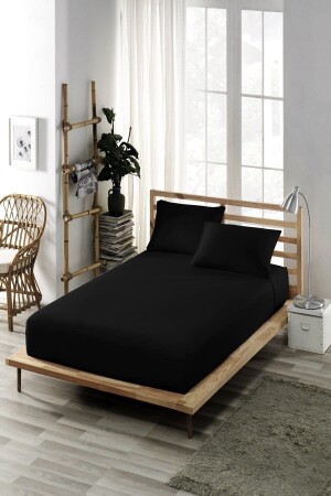 Spannbettlaken-Set (Bettbezugstoff), Baumwoll-Kissenbezug – Doppelbett oder Einzelbett - Ely Parker