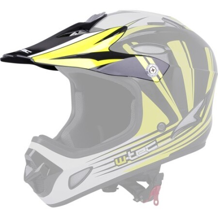 Spare FS-605 helmet visor W-TEC - Yellow - W-TEC