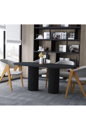 special design oval dining table 180*90 living room table - Seyvey Dizayn