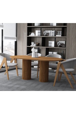special design oval dining table 180*90 living room table - Seyvey Dizayn