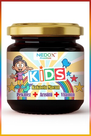 Special for Children - Cocoa Paste with Royal Jelly, Molasses, Honey and Vitamins NDXKDS - NEDOX