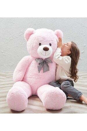 Special Gift for Lover - 140 Cm Giant Size Cute Plush Big Bear with Bow Tie - Special Price SL00CL12KCA - Solemia