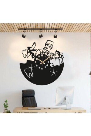 Special Gift Wall Clock for Dentists Laser Cut HYLDİŞDOKTORSAAT - GİZEM SHOP