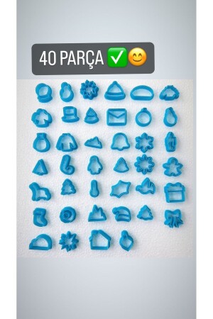 SPECIAL POLYMER CLAY EARRING SET 40 PIECES ULTIMATE PACK! - Adana Pasta Malzemeleri