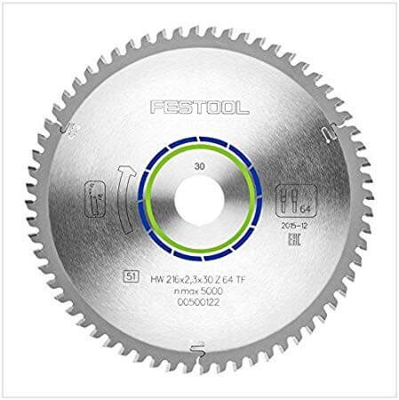 Special saw blade FESTOOL 216x2.3x30 TF64 - FESTOOL