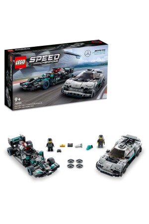 Speed ​​Champions Mercedes-AMG F1 W12 E Performance and Mercedes-AMG Project One 76909 (564 Pieces) MP37715 - LEGO