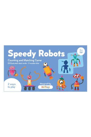 Speedy Robots - Counting and Matching Game - Moritoys