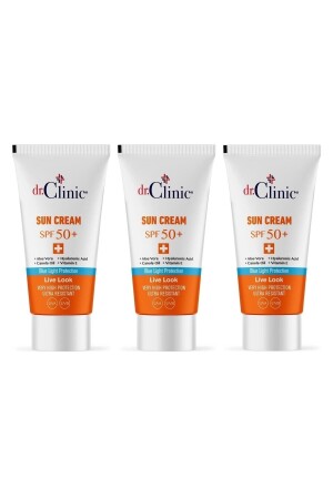 كريم واقي من الشمس من المزايا SPF 50 مجموعة من 3 50 مليتر مقبض 33 - Dr. Clinic