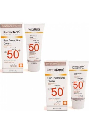 SPF 50 Sun Protection Cream 100 gr 2 Pieces MVYKITHOR9878 - DermaDerm