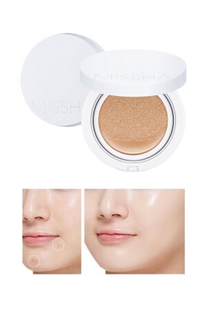 مـنـز-مـنـور مـنـظـر SPF50+ PA+++ كوشن فـودـانـة 15g سحريـة وسادة رطبة - Missha