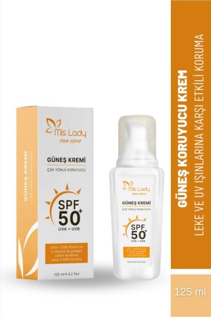 SPF50+ Sunscreen - (125ml) Anti Dark Spot - High Protection - Color Tone Corrector Ms202213 - Mis Lady