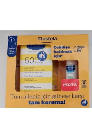 Spf50+ Very High Protection Factor Sun Lotion 100ml + Hydrabebe Body Lotion 50ml - Mustela