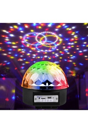 Sphere Disco Ball Music Player Colorful Laser Light Bluetooth Sound Activated Lights Disco Party Light - Bay Mia