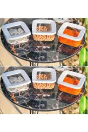 Spice Provision Jars 250 ml 6 Pieces Bnk-kom-250-6-2 BNK-KOM-250-6-22 - Vip Ahmet
