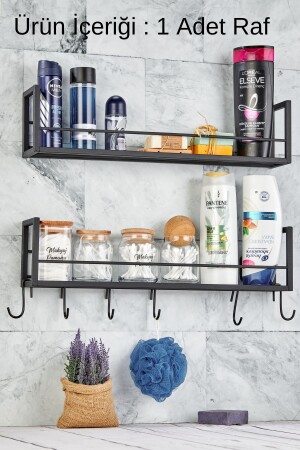 Spice Rack And Bathroom Metal Organizer Shelf BRL-19312 - vipgross