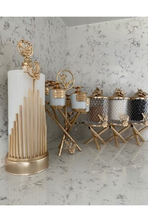 Spice Set, Napkin Holder, Rolled Towel Holder Set 65652552 - moda atölyesi