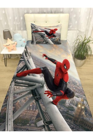 Spider 16 Patterned Bedspread and Pillow - Evpanya
