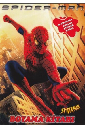 Spiderman 3 in 1 Activity Book Coloring Book + Mask + Sticker - Spiderman