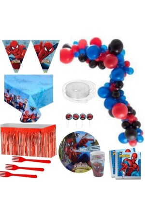 Spiderman Luxury Birthday Set Spider0101 - mercantoptan