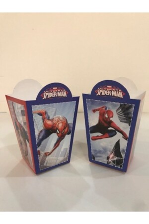 Spiderman Popcorn Box 8 Pieces - Spiderman