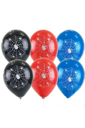 Spiderman Spiderman Printed Latex Balloon 10 Pieces - Best Parti Doğum Günü Parti Süsleri