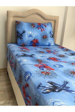 Spiderman Woven Ranforce Fitted Sheet Set ORC-3795 - Garden Home