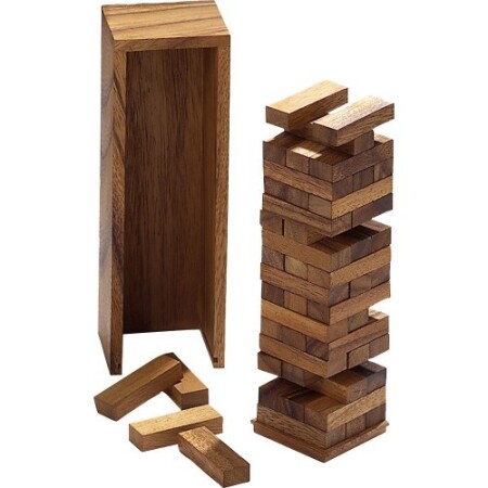 Spiel Philos Wackelturm, 9,5 x 8,5 x 30,5 cm - Philos