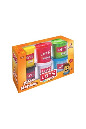 Spielknete 6 Farben L8350 - Lets