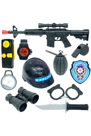 Spielzeug-Helm-Polizei-Set. Spielzeug-Polizei-Set für Jungen - Saze