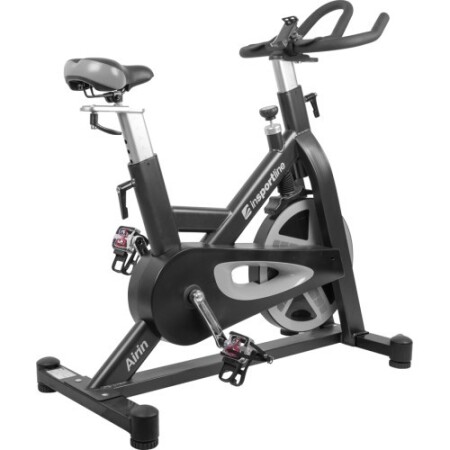 Spinning Bike inSPORTline Airin (up to 150kg, flywheel 20kg) - Black-Silver - inSPORTline