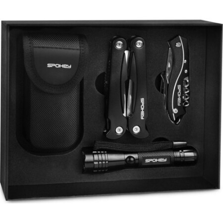 Spokey Bold multi-function tools, black, 4 pcs. - Spokey