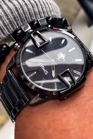 Spolo Steel Strap Men's Wristwatch Waterproof + bracelet Gift FAVORİSPOLO200 - S.POLO