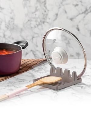 Spoon And Pot Lid Holder Beige - Pd-Home