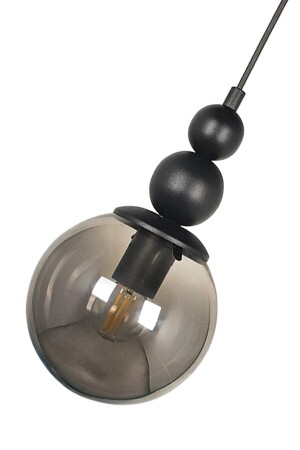 Spor Siyah Avize Tekli Füme Cam spor siyah avize tekli füme cam - OSC HOME