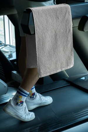 Sporthandtuch aus 100 % Baumwolle, 30 x 90 cm, hochwertiges Handtuch für Fitnessstudio, Fitness, Tennis, Golf, Boxen - Bursa Havlu