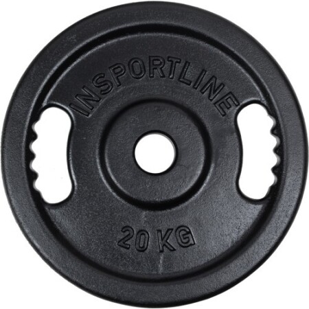 SPORTline Castblack OL dökme demir ağırlık, 20 kg - inSPORTline