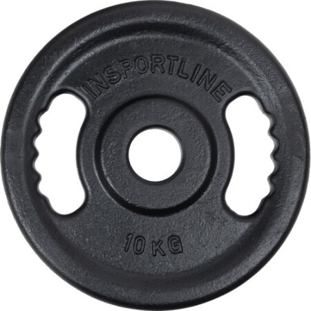 SPORTline Dökme Demir Ağırlığı Dökme Siyah OL, 10kg - inSPORTline