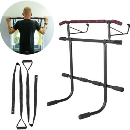 SPORTline HR5004 70–92cm (200 kg'a kadar) Antrenman Kayışlı Kapı Çerçevesi Çapraz Çubuğu / Paralel Çubuklar - inSPORTline