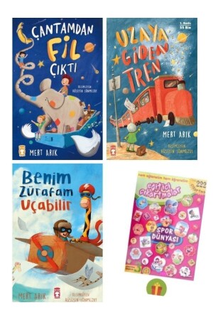 Sports Gift - An Elephant Came Out of My Bag The Train Going to Space Mert Arık 2. 3. 4. Class Reading Books Story orkidekitap3filkıtı - Timaş Çocuk