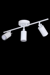Spoti Modern Design White Color (WHITE LIGHT) Spot LED Row Cafe - Kitchen 3-Piece Chandelier SPOTİİ131 - Fer Avize