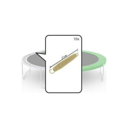 Springs for trampoline Favorit - Goldspring Basic (10 pcs.) - BERG