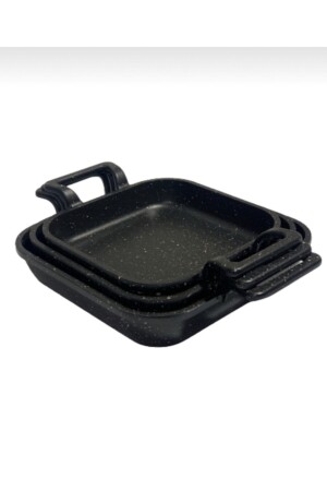 Square Bowl Set Cast Iron (18cm 20 Cm 22 Cm EDAKARESAHAN - Eda